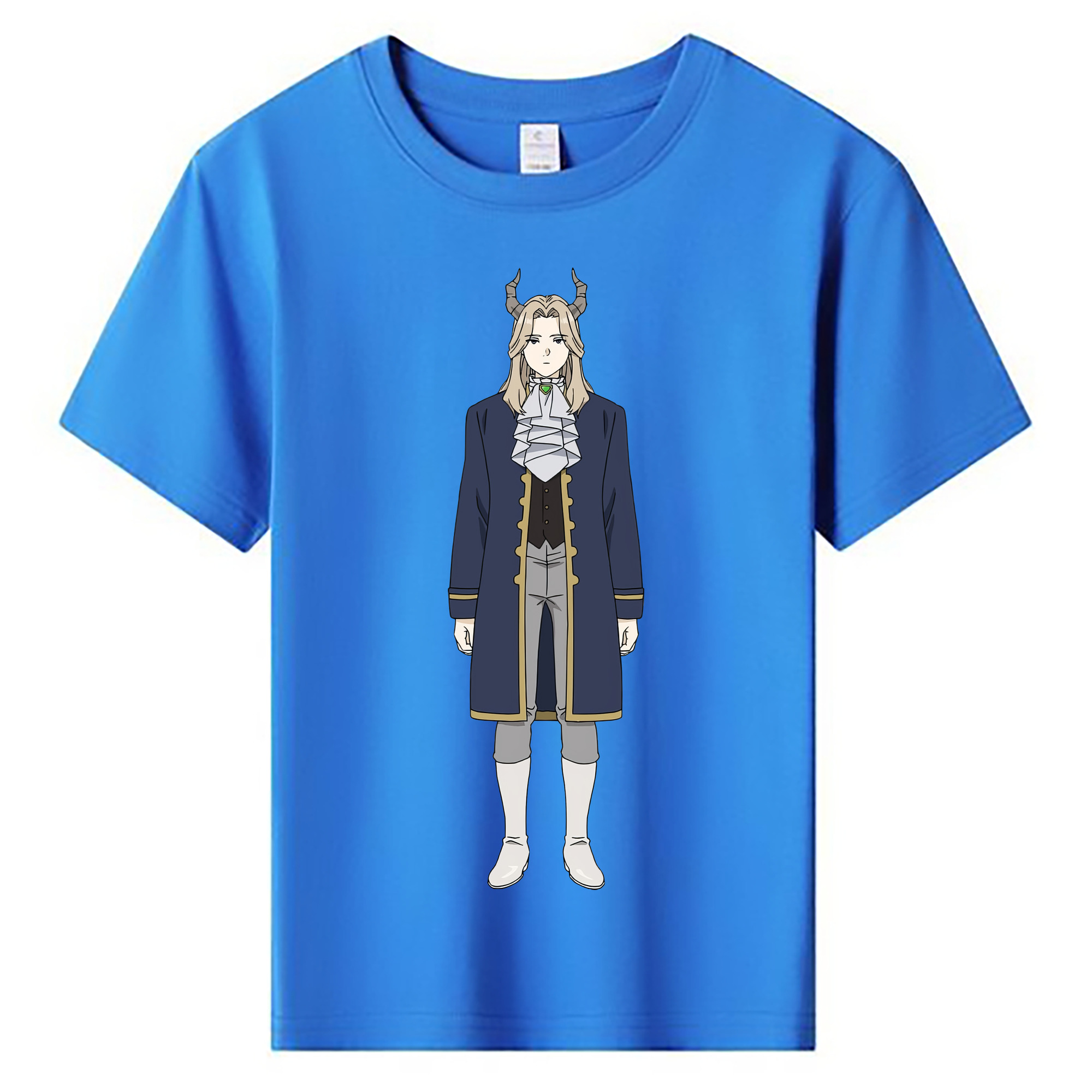 （画像用） 葬送のフリーレン Frieren 綿100％キッズTシャツ（フロントプリント）